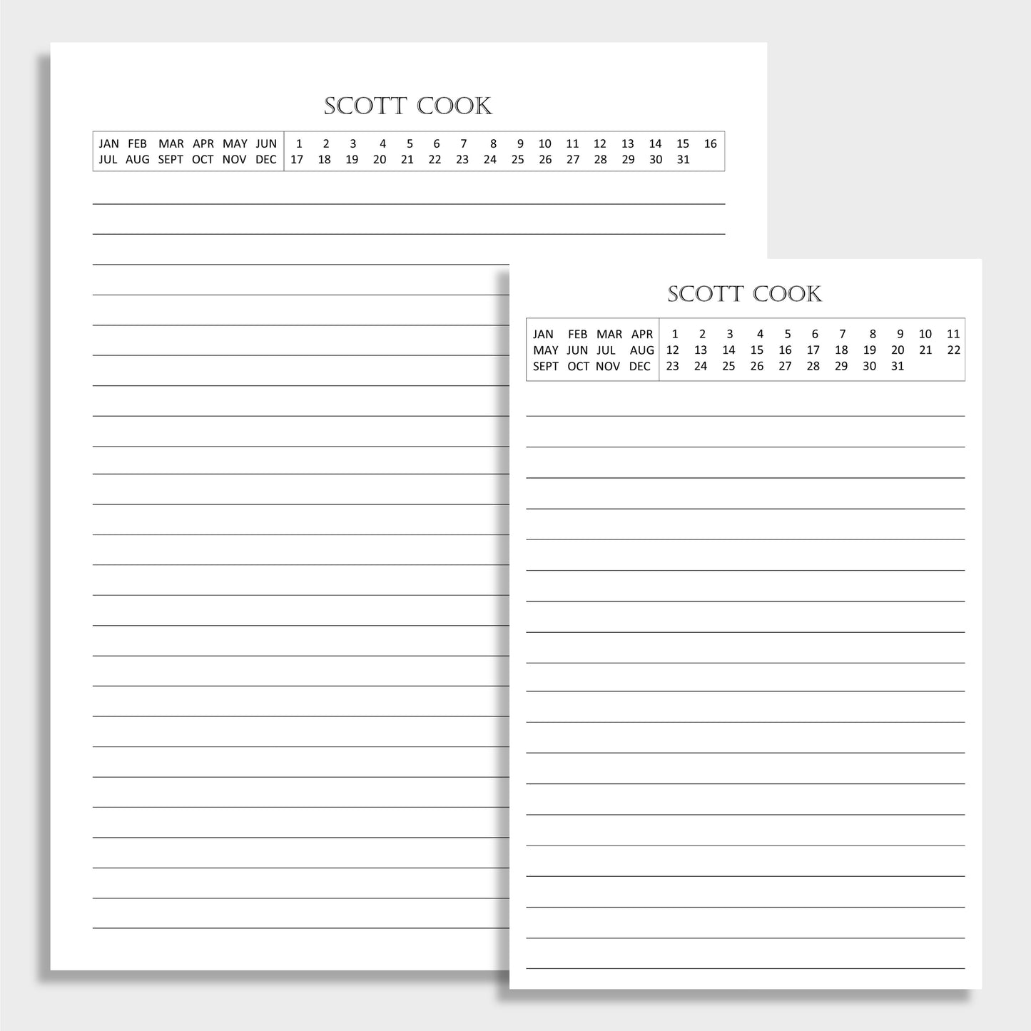Executive Portfolio Personalized Notepad