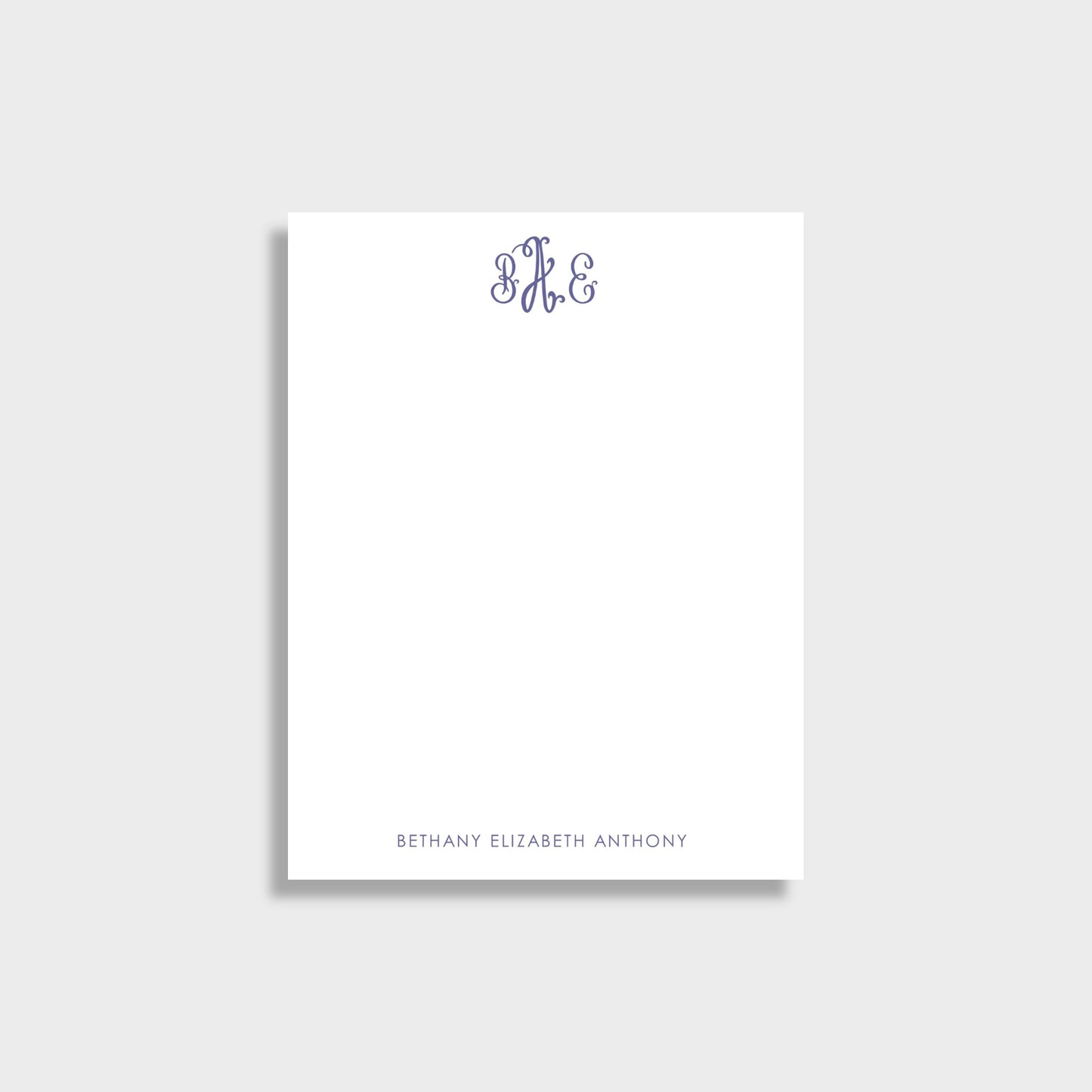 Monogram Personalized Notepad