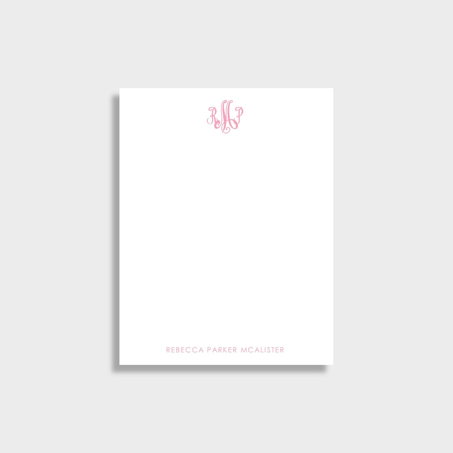Monogram Personalized Notepad