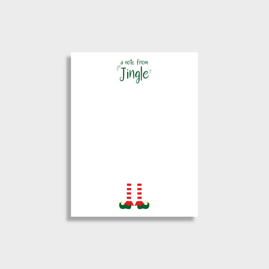 Note from Elf on the Shelf Personalized Notepad