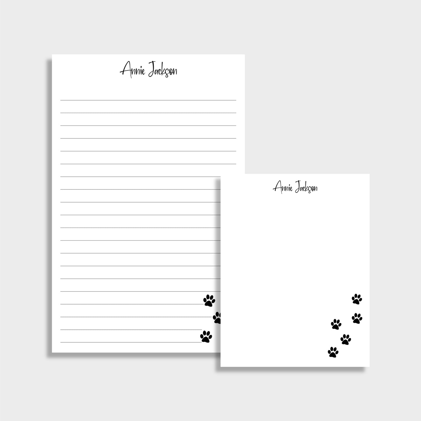 Dog Lover Personalized Notepad