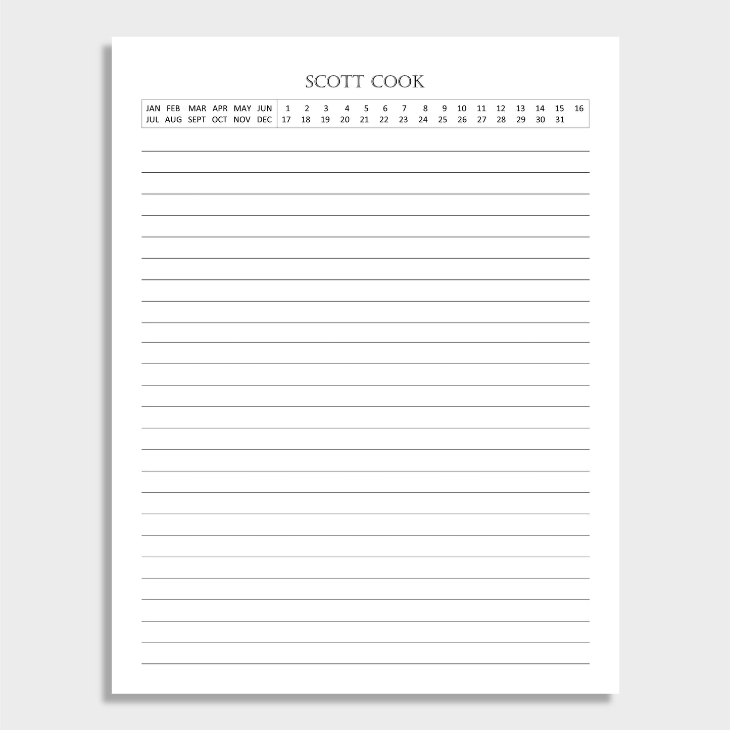 Executive Portfolio Personalized Notepad