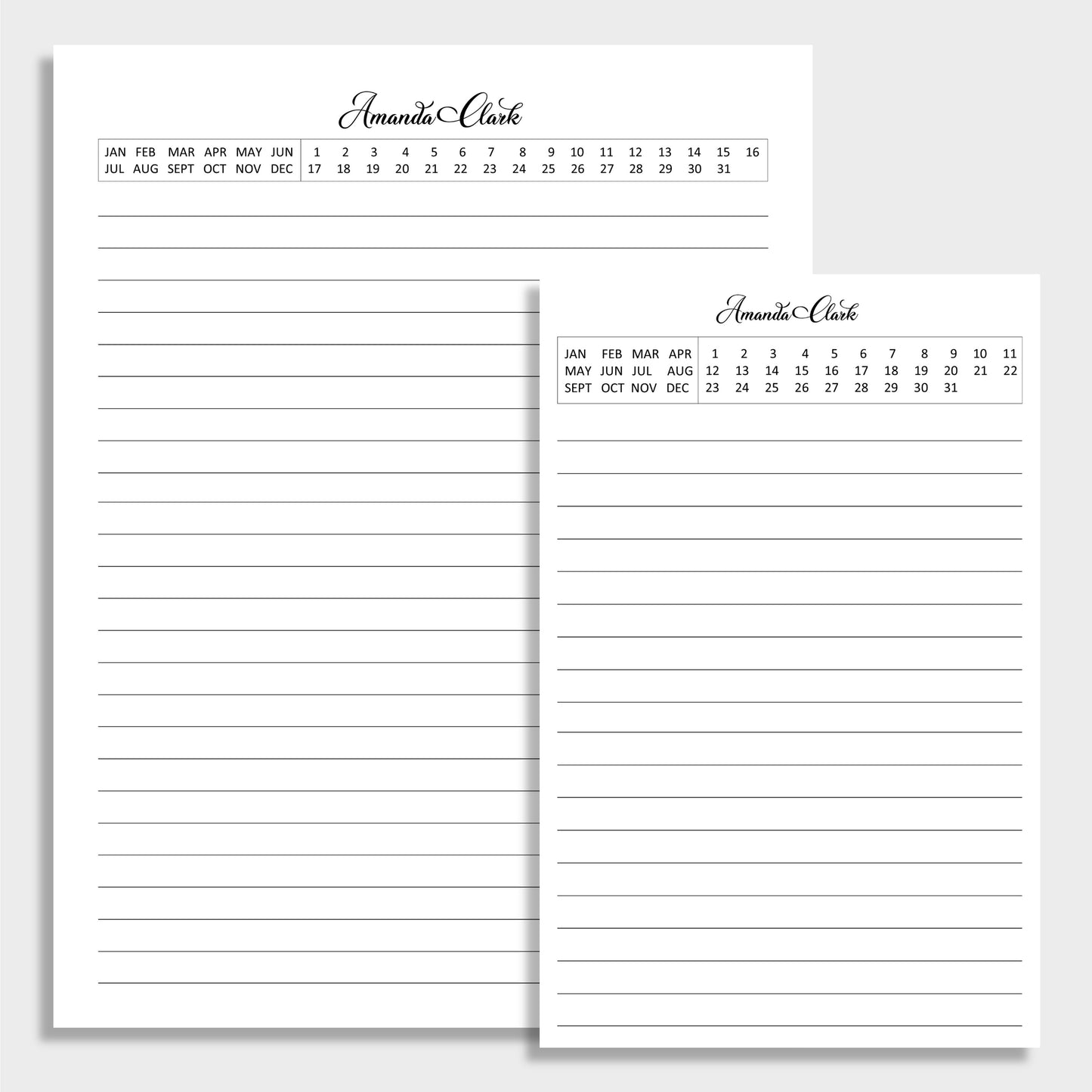 Executive Portfolio Personalized Notepad