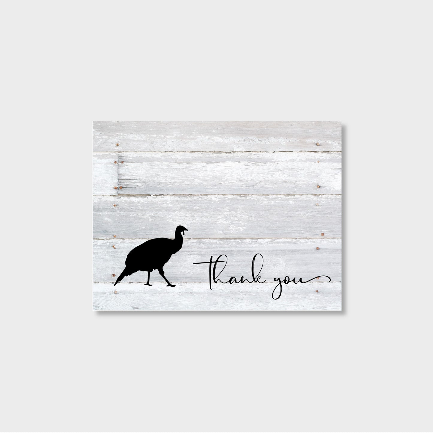 Livestock Jake/Tom Turkey Personalized Thank You Notecard Stationery