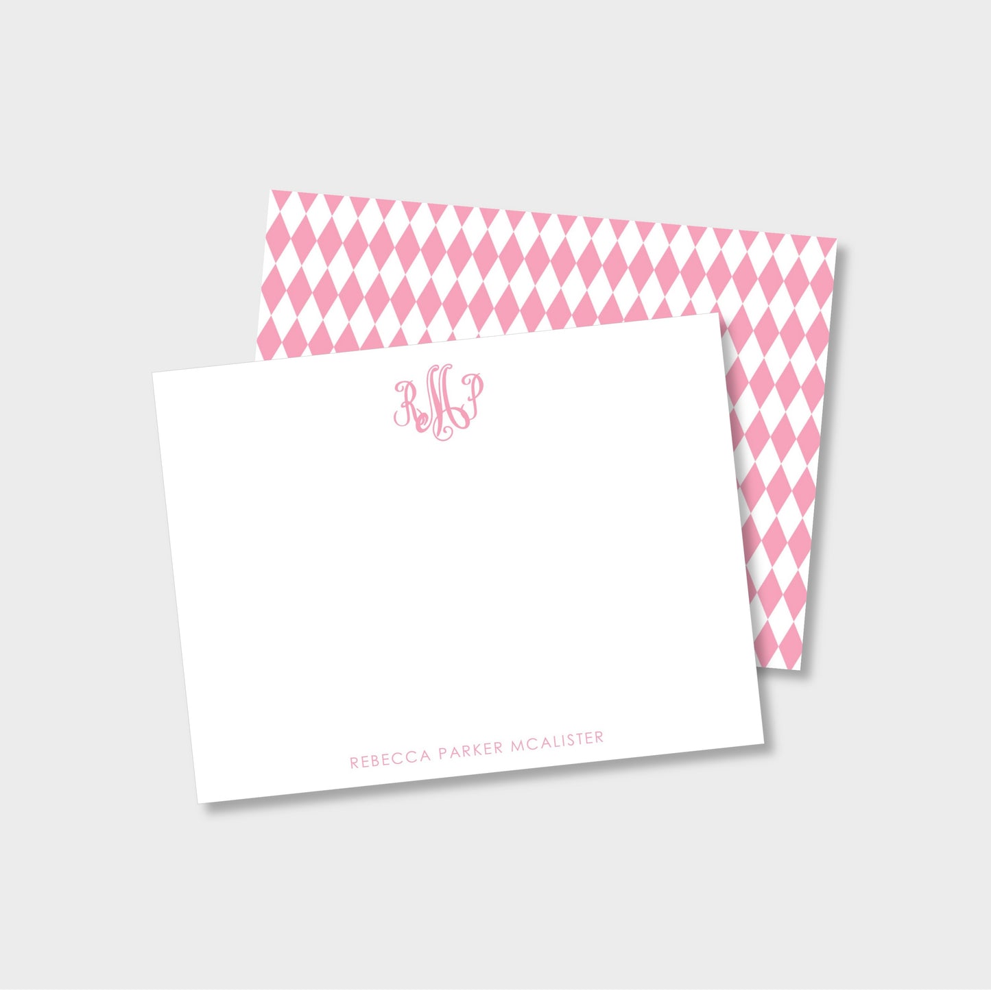 Monogram Personalized Notecard Stationery