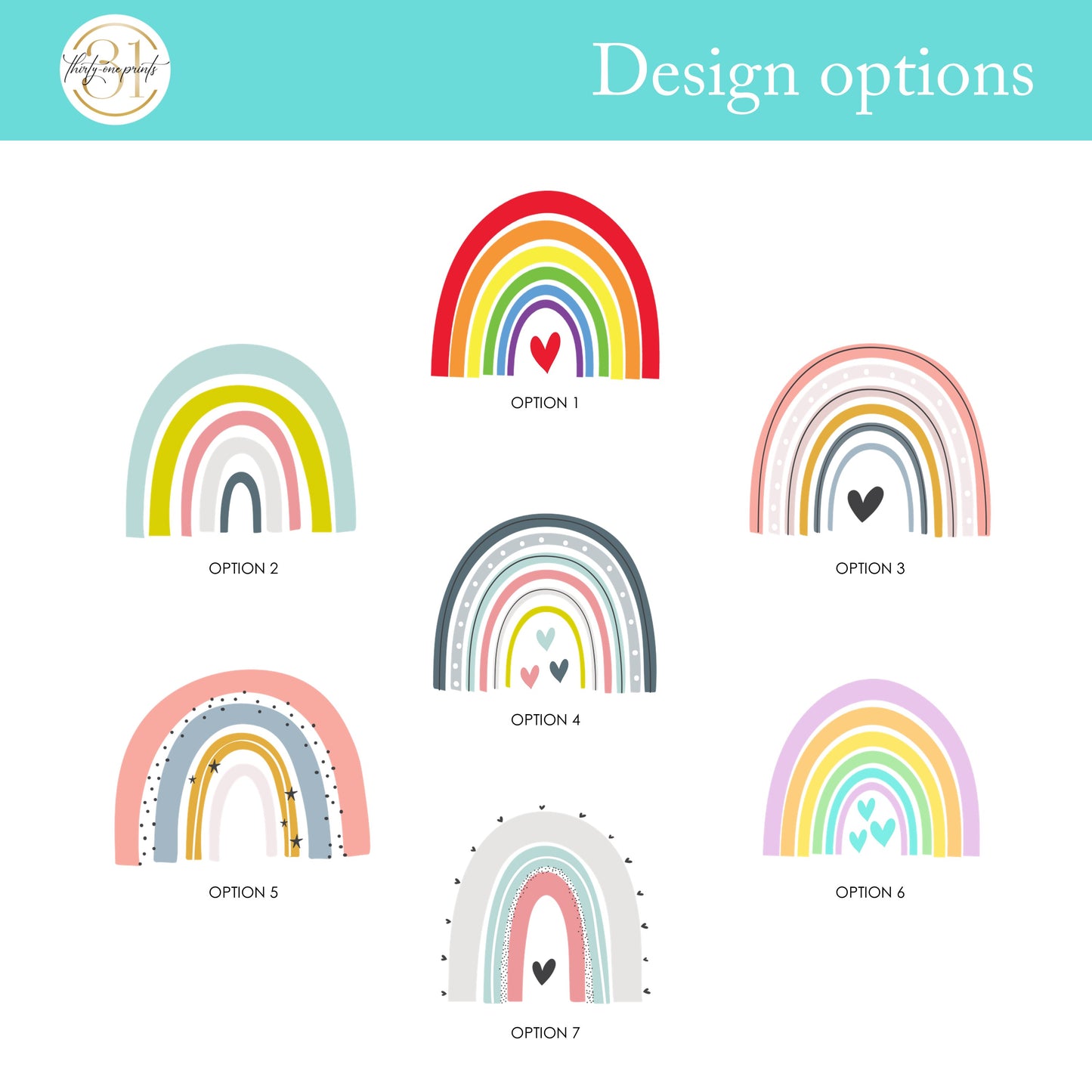 Rainbow Personalized Notepad