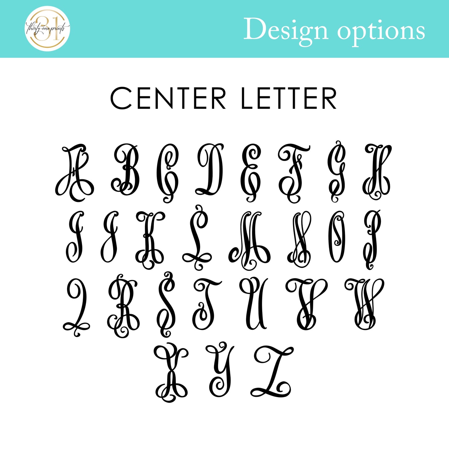 Monogram Personalized Notecard Stationery