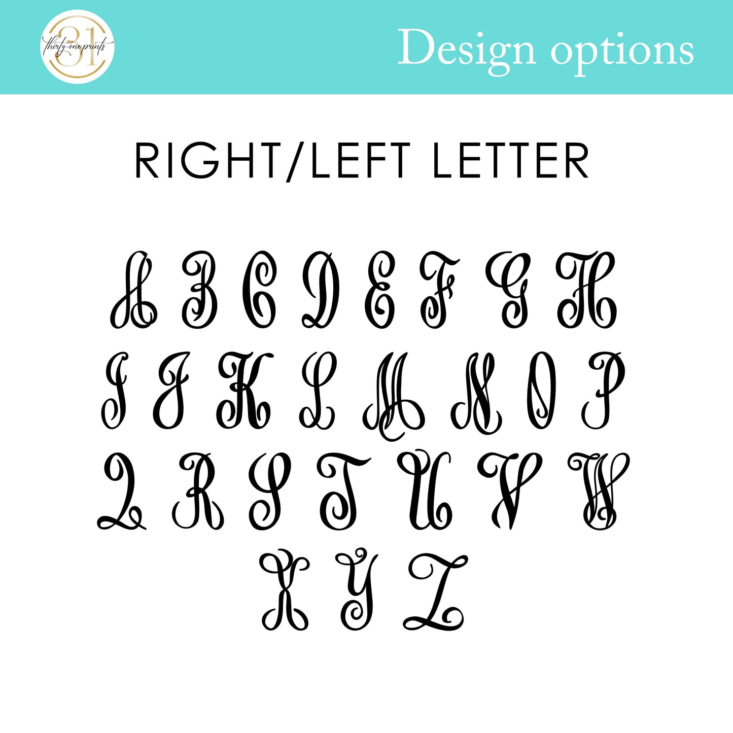 Monogram Personalized Notepad