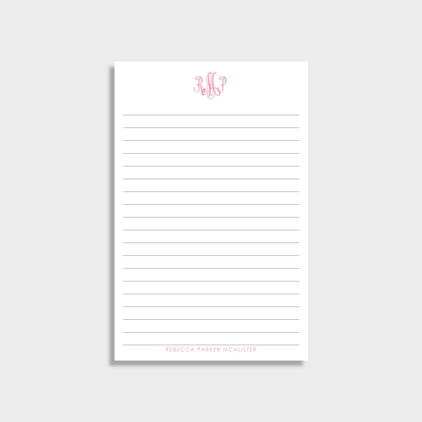 Monogram Personalized Notepad